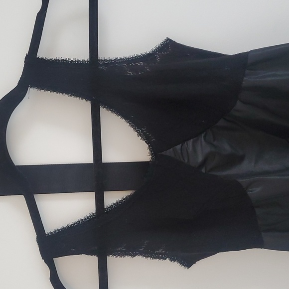 Vintage 80s Black Negligée - Picture 2 of 7